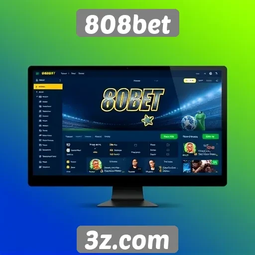 Interface e usabilidade do site 808bet