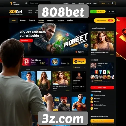 Experiência do usuário no site da 808bet